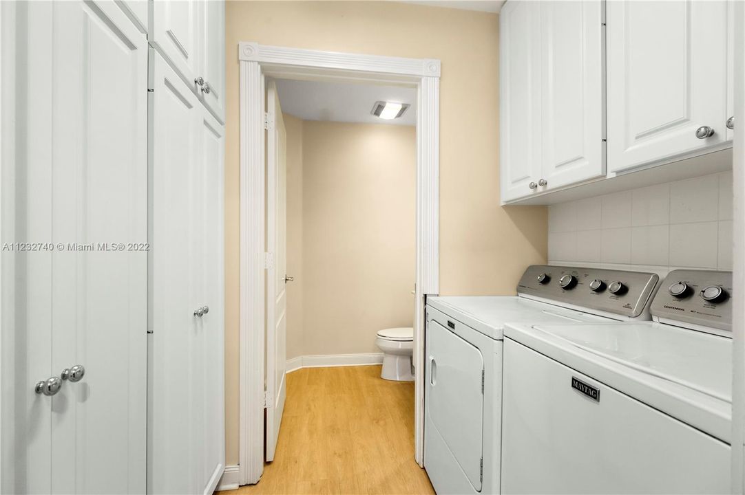 Pantry Shelves and W/D