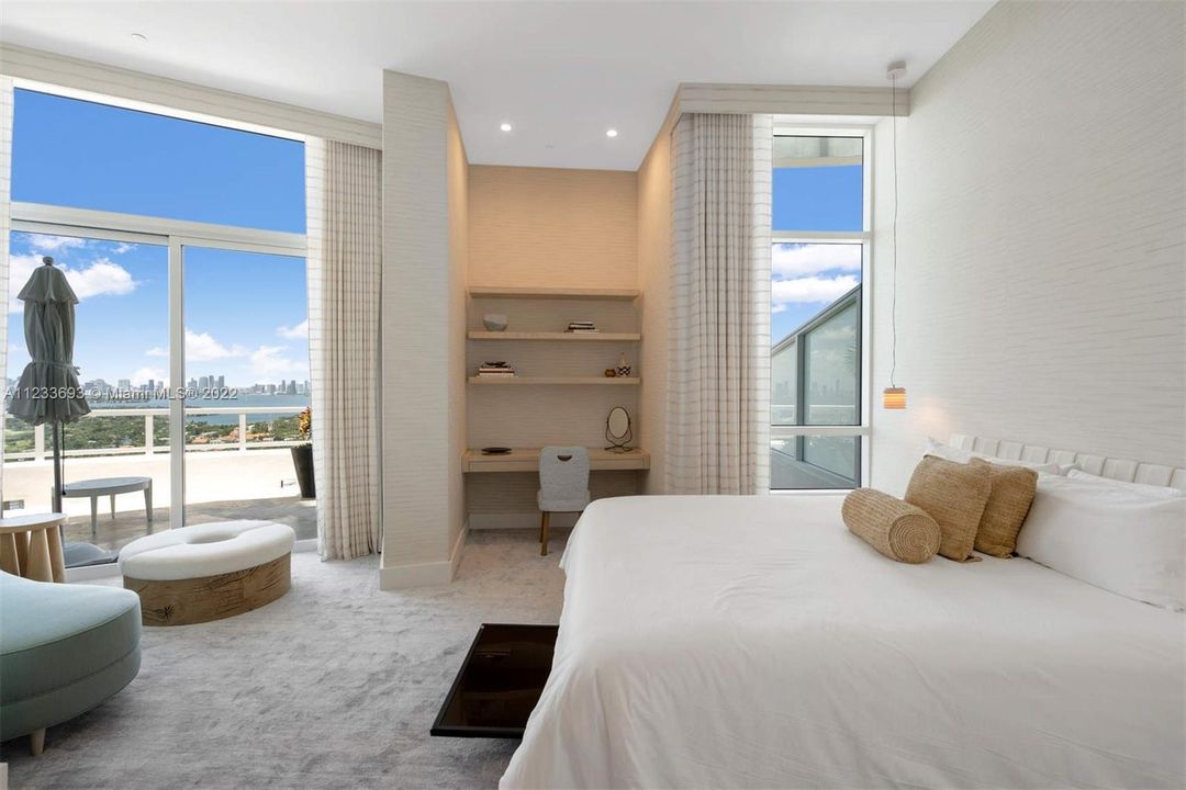 Main bedroom with private terrace
