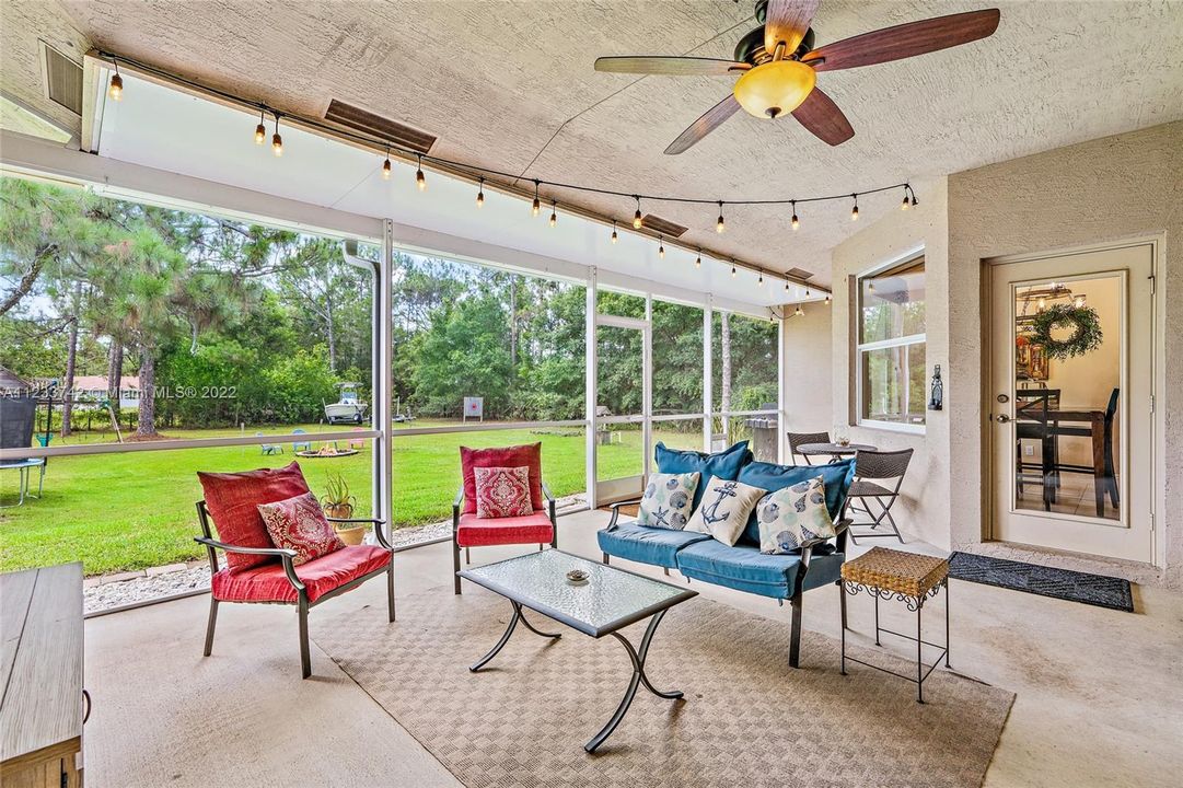 Screened Back Patio