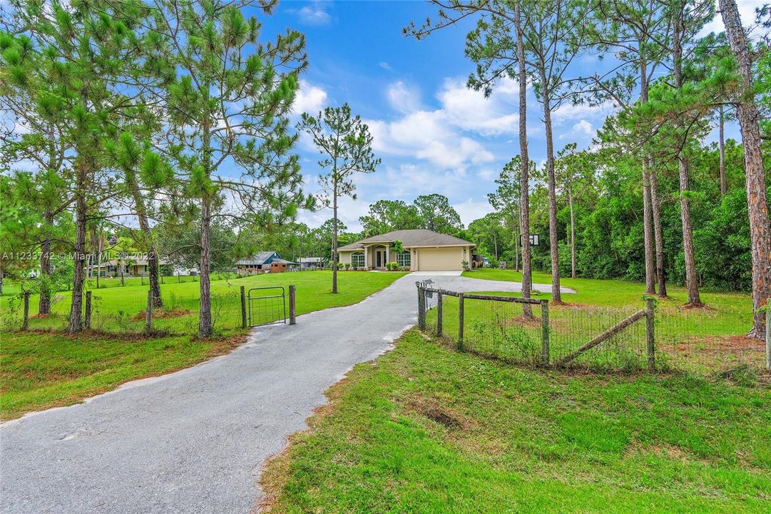 View From Edge Of Driveway