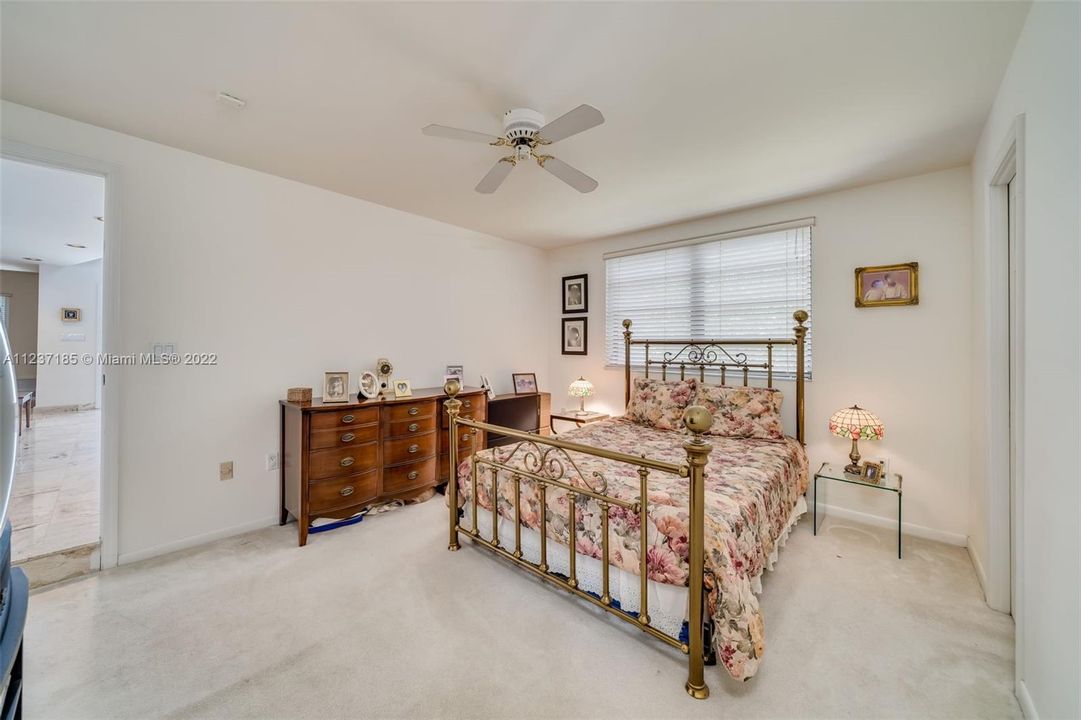 First floor bedroom with access to the...
