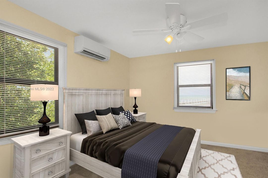 virtual staging of bedroom #2