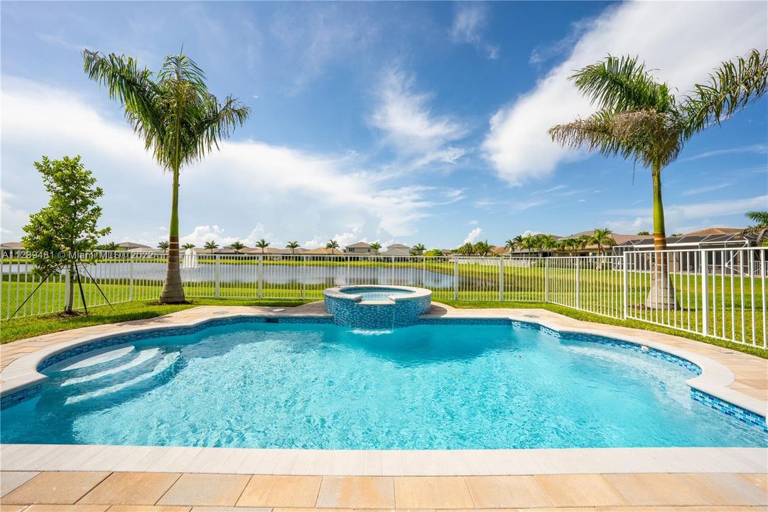 Pool and Lake Views | Fenced-in Patio