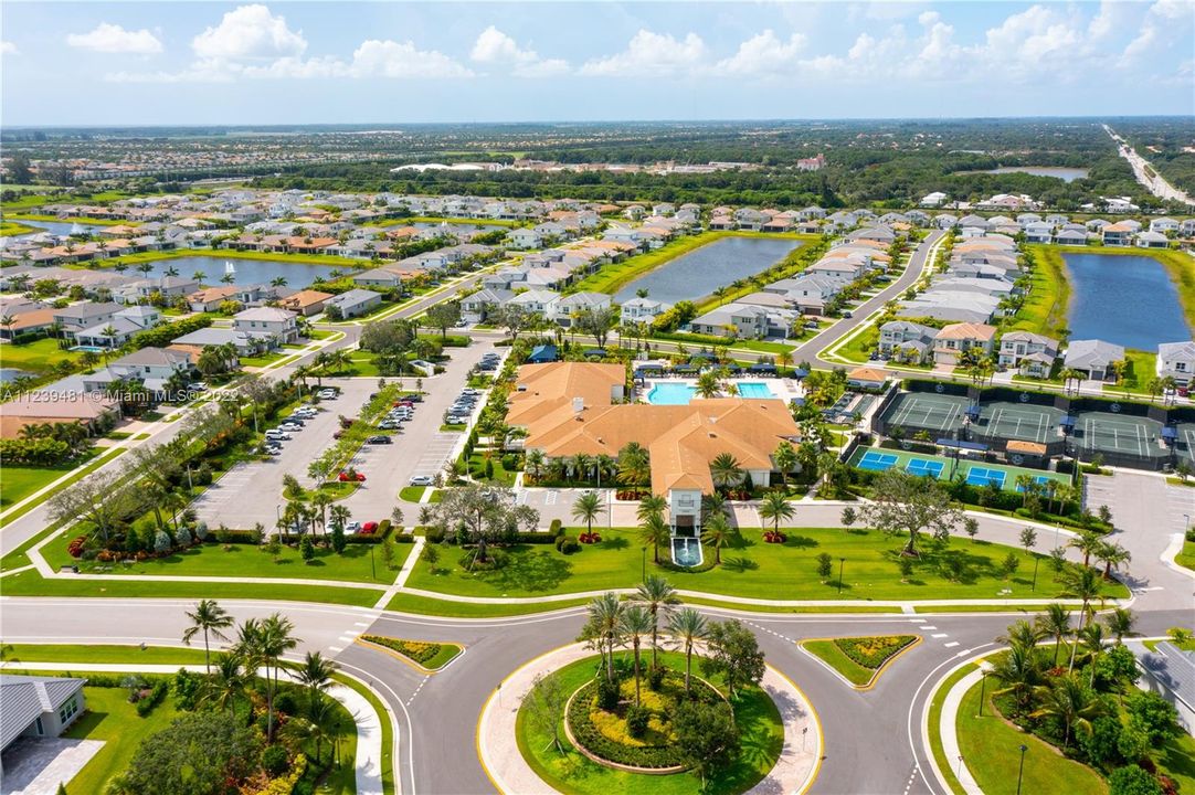 Aerial View | Polo Trace Community, Clubhouse and Amenities