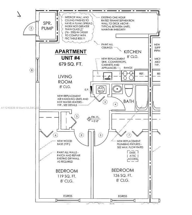 Unit #4 Floor Plan