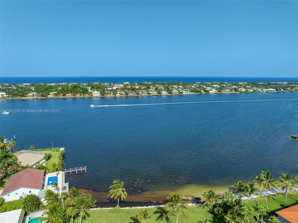 View of green space and intercoastal view. 10 minutes or less drive to beaches or bike there.