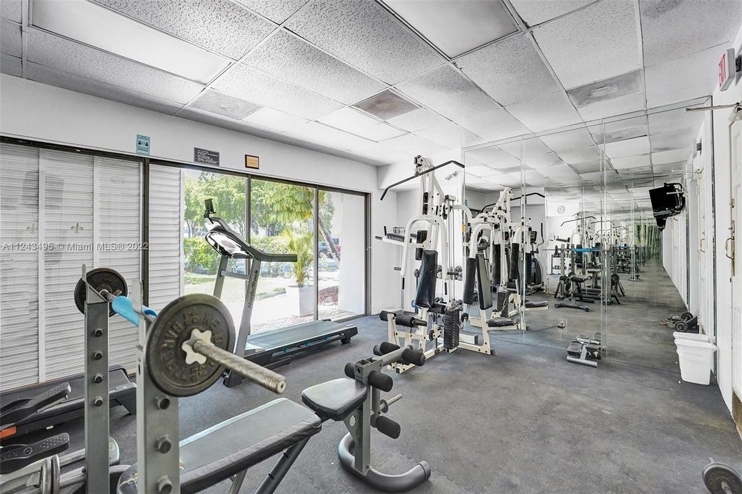 NO NEED TO JOIN A GYM!!!  COME WORK OUT RIGHT ON PREMISES!