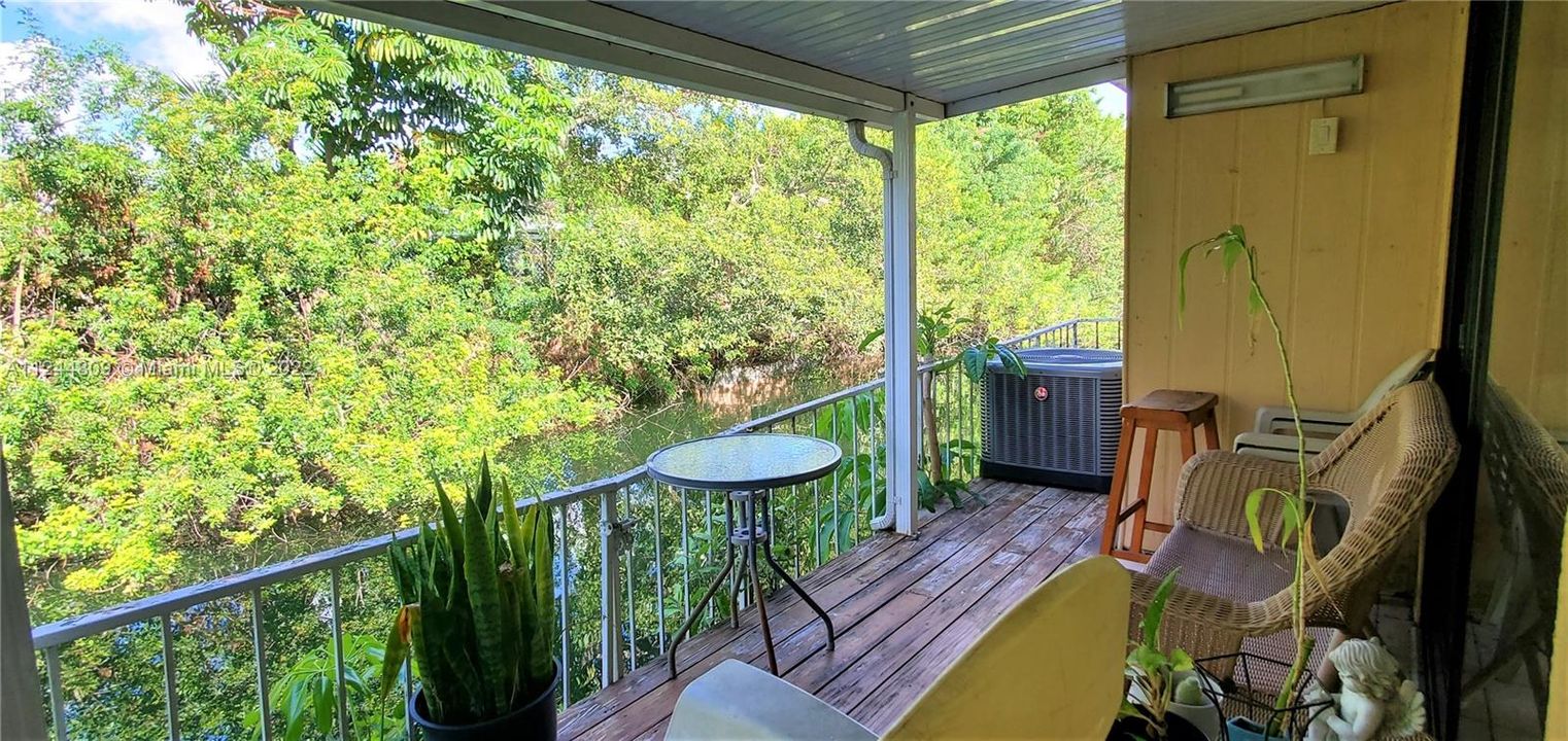 Terrace canal view