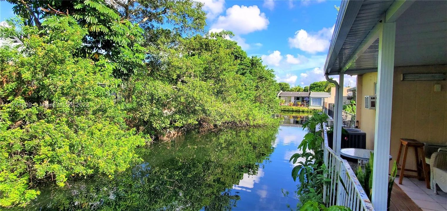Terrace canal view