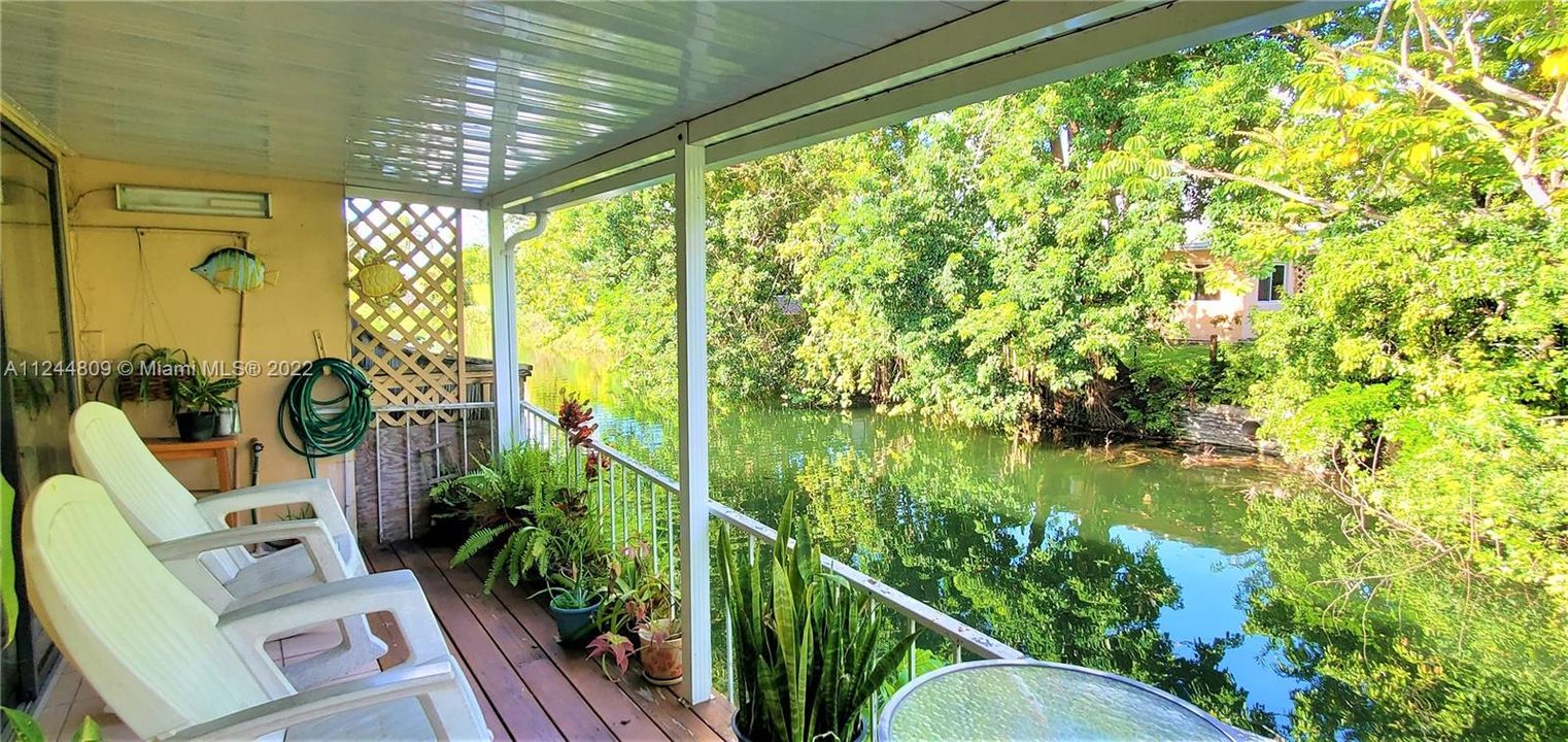 Terrace canal view