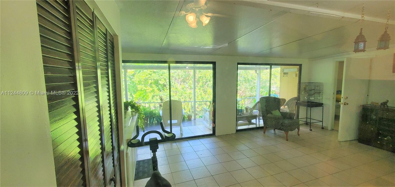 Florida room & Terrace