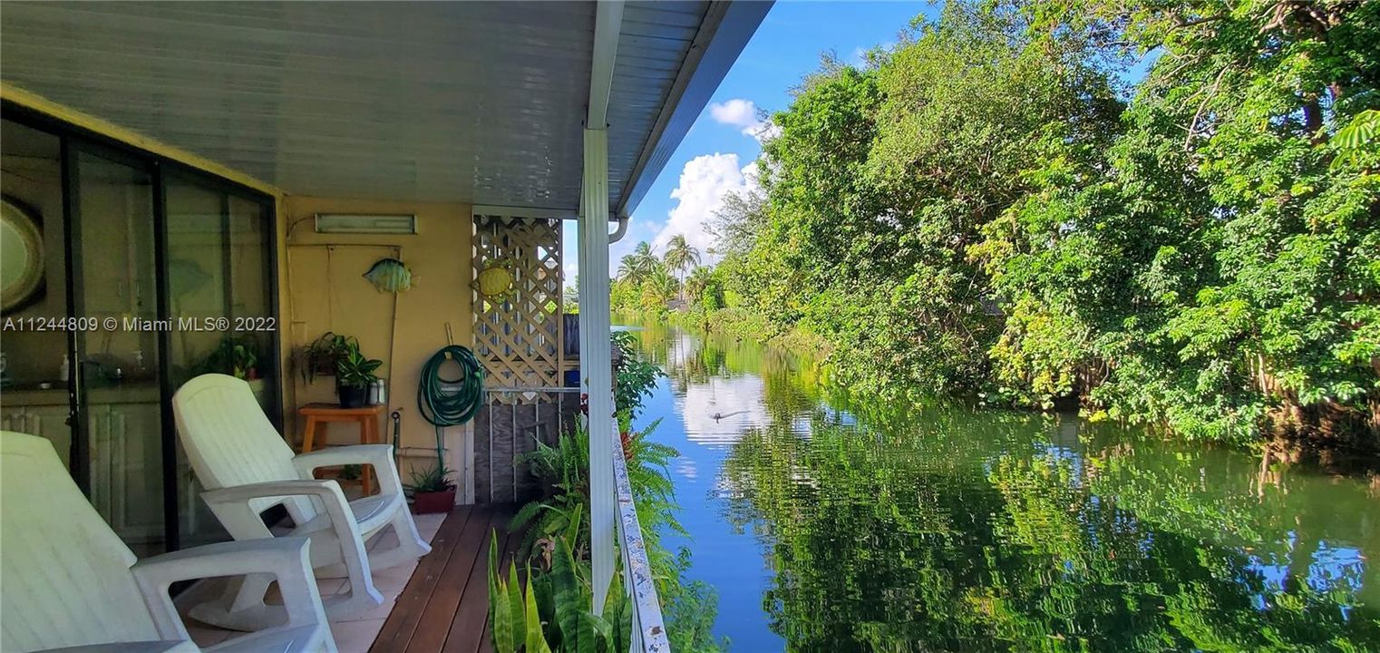Terrace canal view