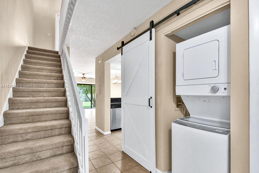 Washer Dryer Downstairs Off kitchen area