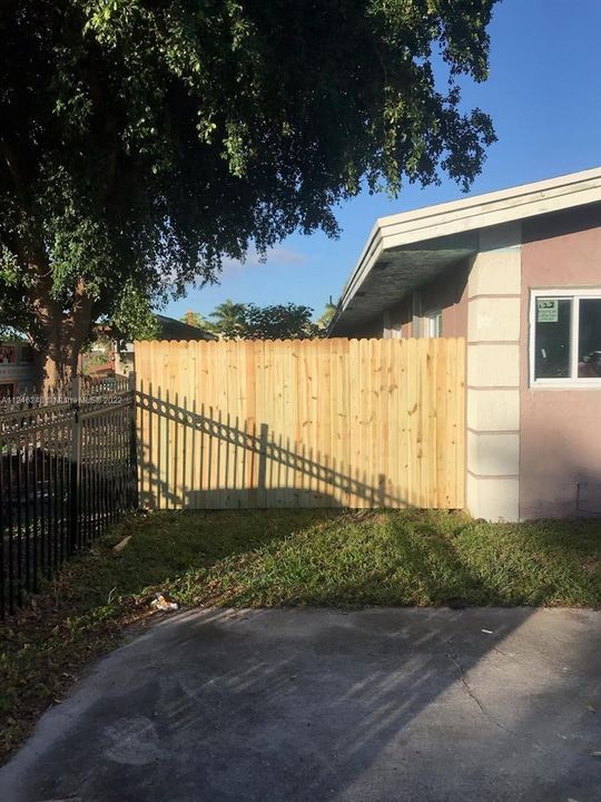 New Fence - Left