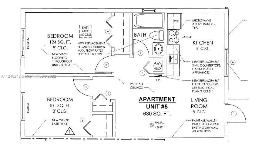 Unit #5 Floor Plan