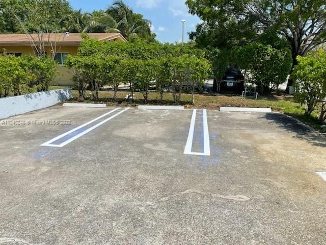 New Parking Lot Striping - Right