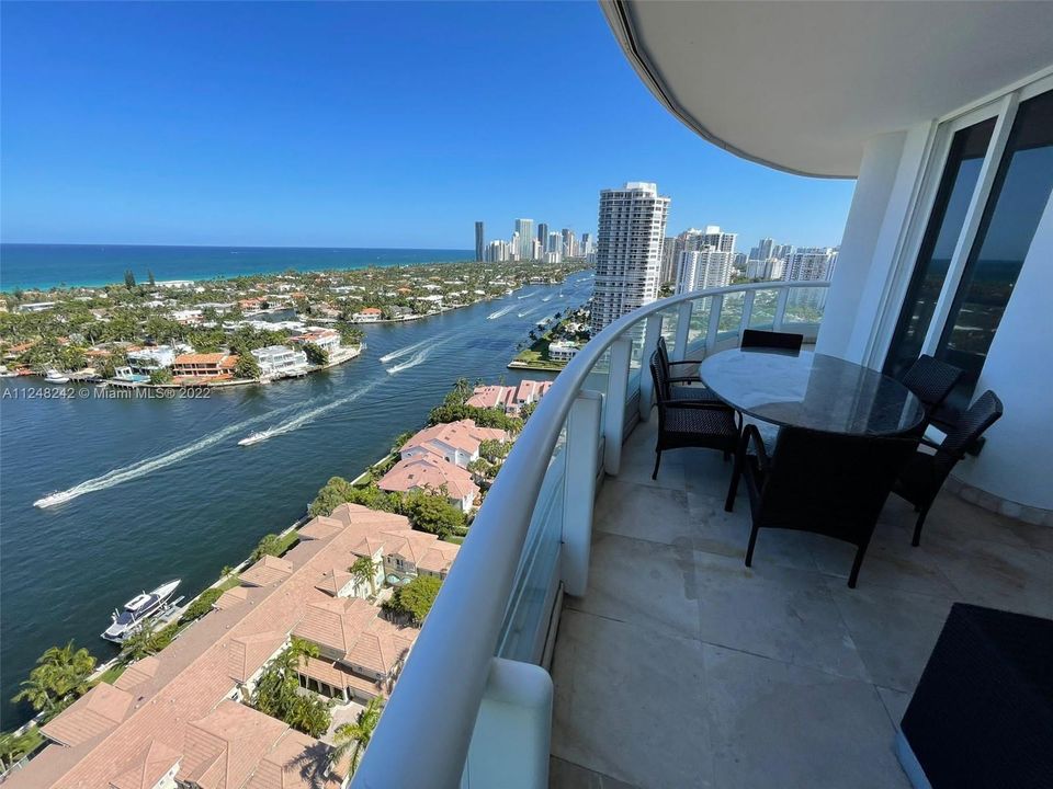 Ocean and intracoastal Views from the balconies