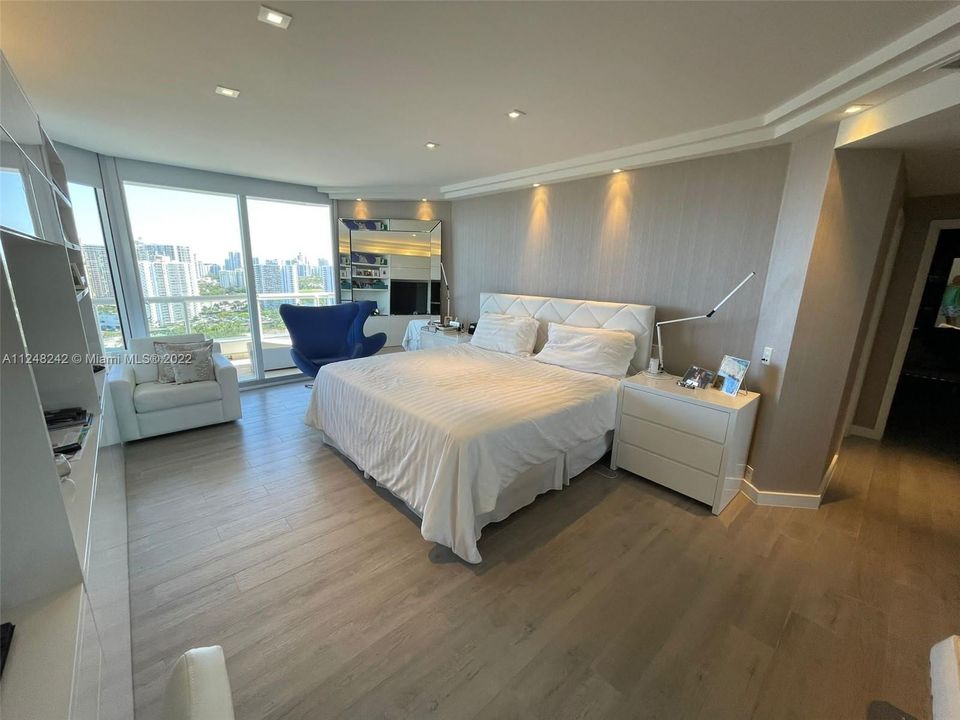 Master bedroom with Ocean views
