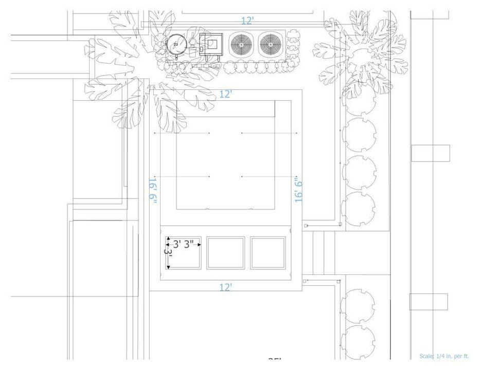 Sketch for individual pool.