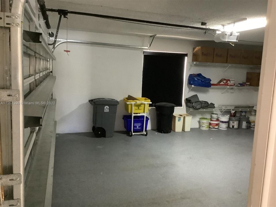 double / large garage