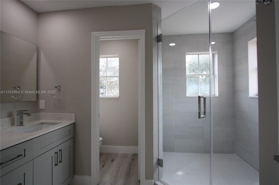 Remodeled Primary Bath with Huge Shower