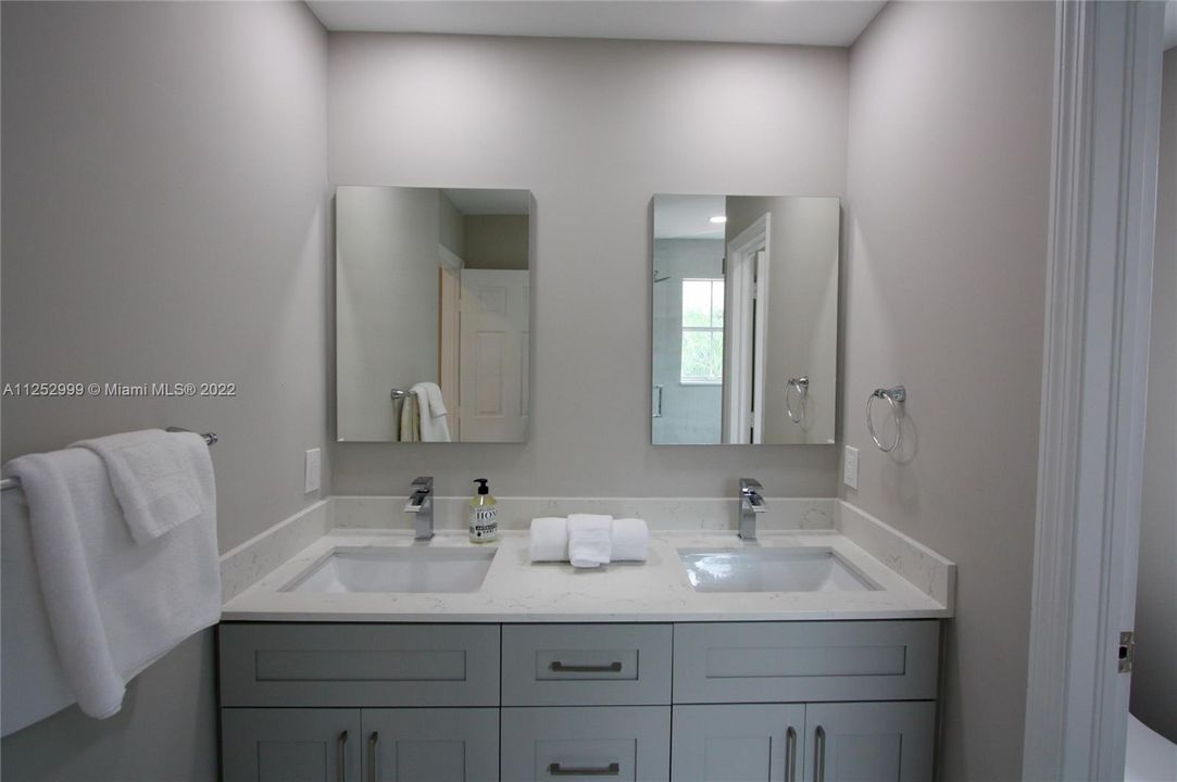 Remodeled Primary Bath with Dual Vanity