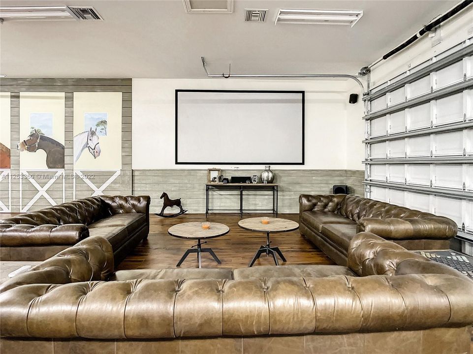 Recreation Room/ Large Screen Projector