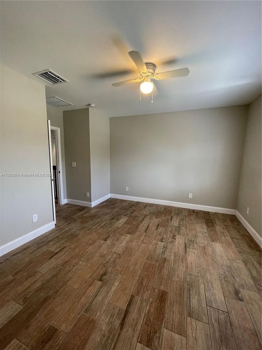 Master Suite with walking closet and bathroom