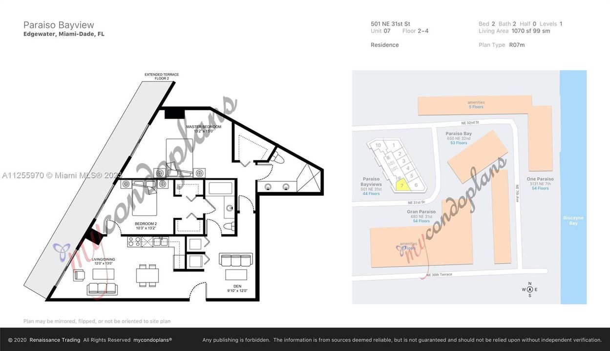 Recently Sold: $589,000 (2 beds, 2 baths, 1069 Square Feet)
