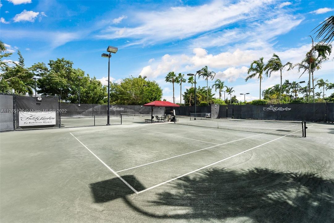 7 Tennis courts