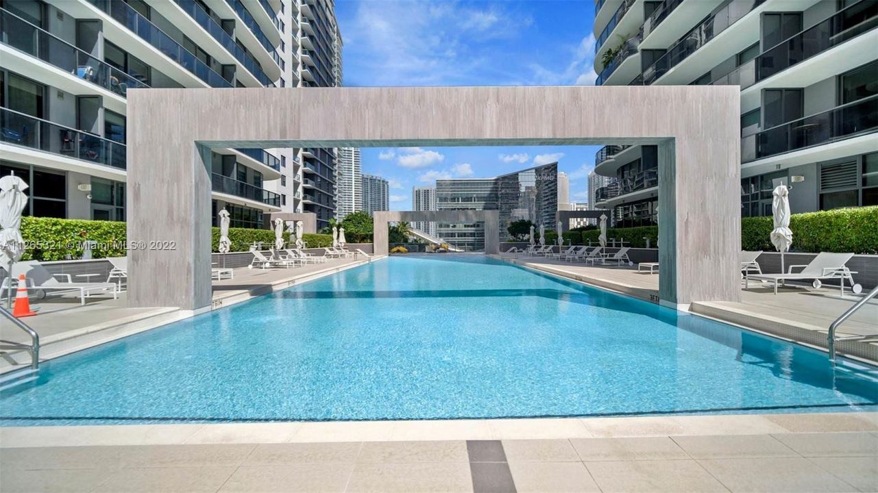 9th Floor/ Amenities Floor. Pool Terrace.Luxuriously landscaped and mini golf area.