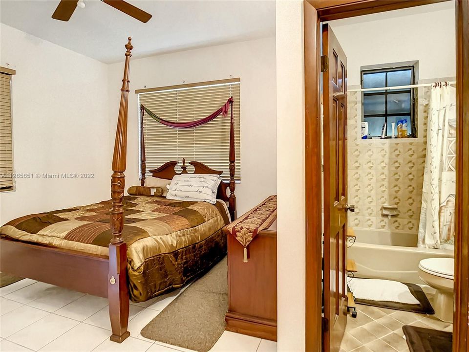 Guest suite, maid or in-law quarters with private entrance.