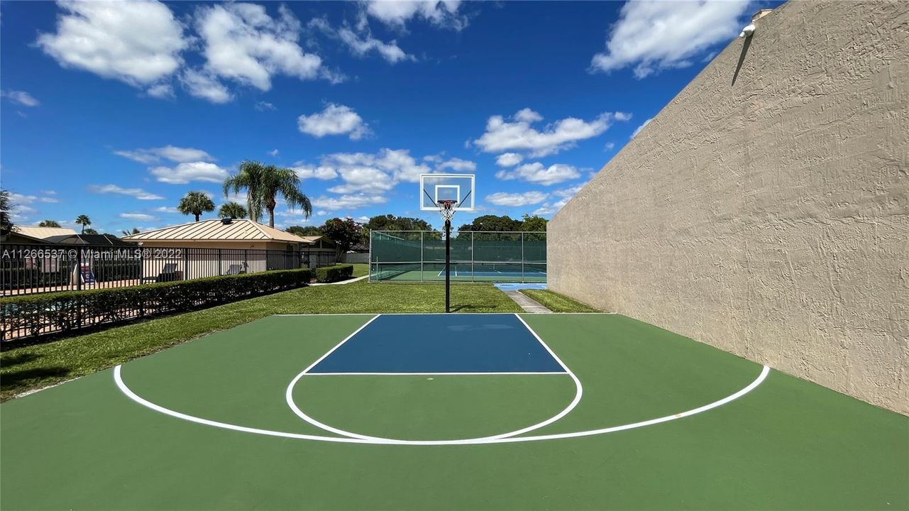 Community Half Basketball Court