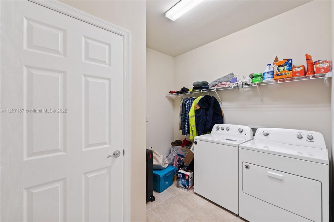 Laundry room from entry way hall