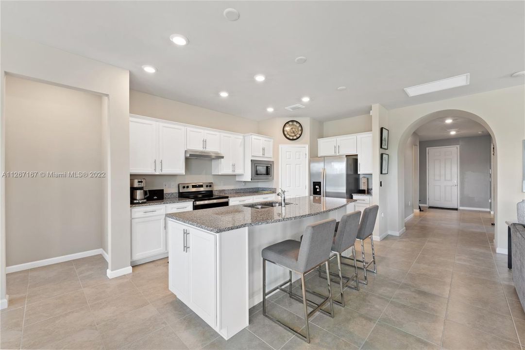 Kitchen to entry hallway