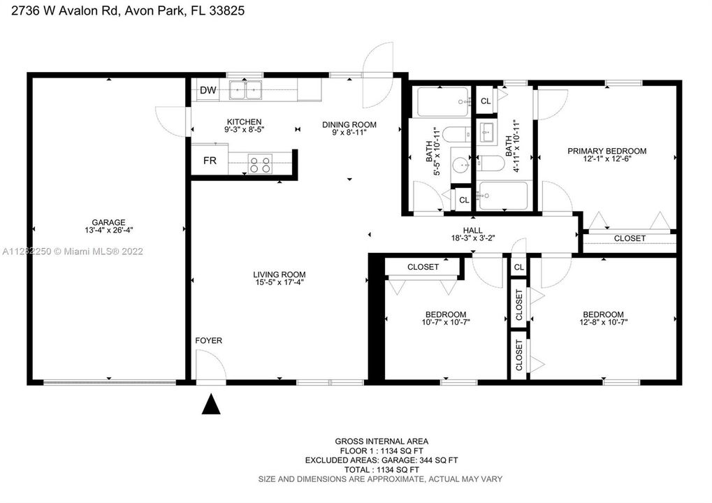 Recently Sold: $279,900 (3 beds, 2 baths, 1383 Square Feet)