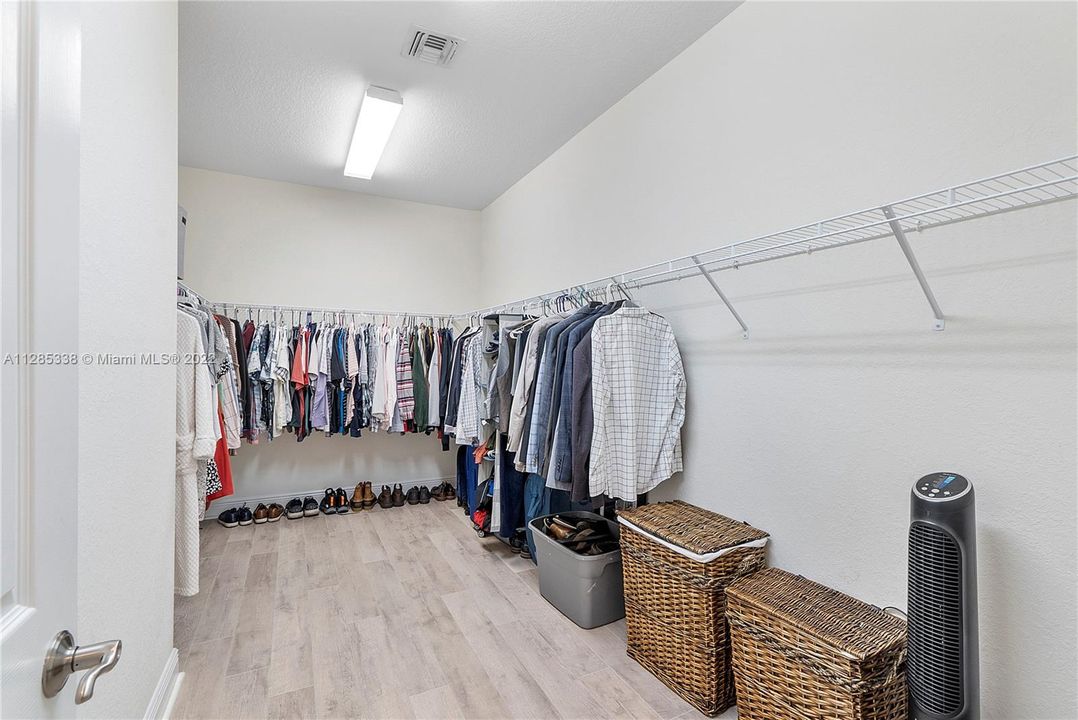 HUGE Walk-In Closet!