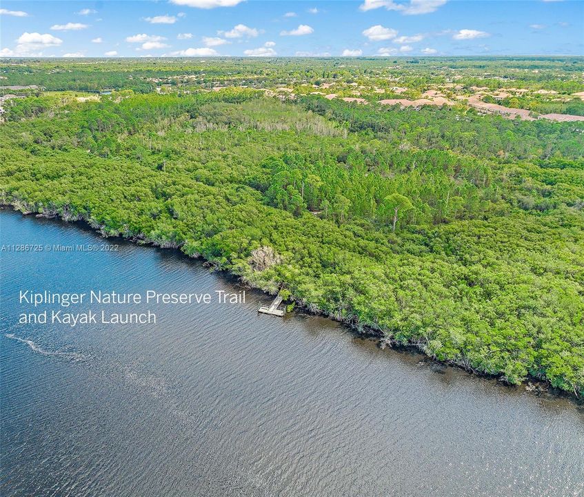 watch the boats sailing by or launch a kayak from the floating dock on the St. Lucie River