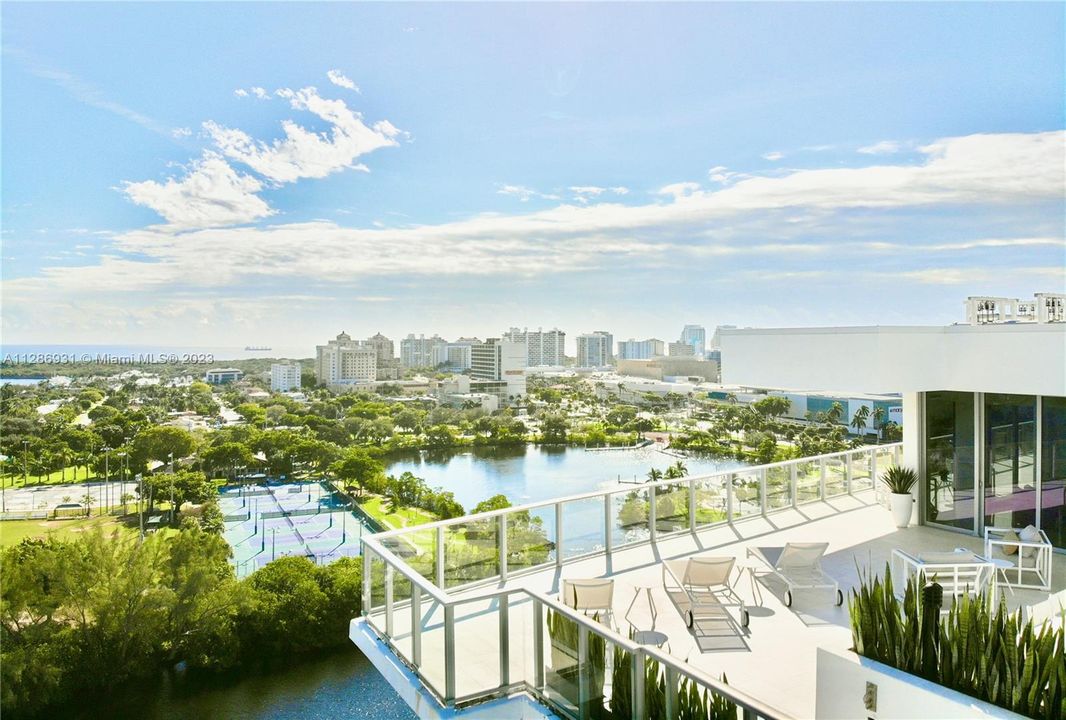 Unobstructed Views of the Ocean, Intracoastal, Birch State Park & Middle River