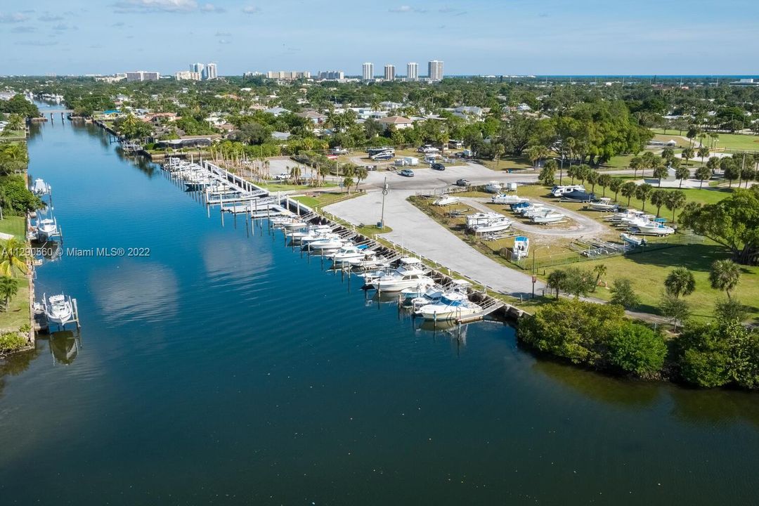 Aerial view of Anchorage Park