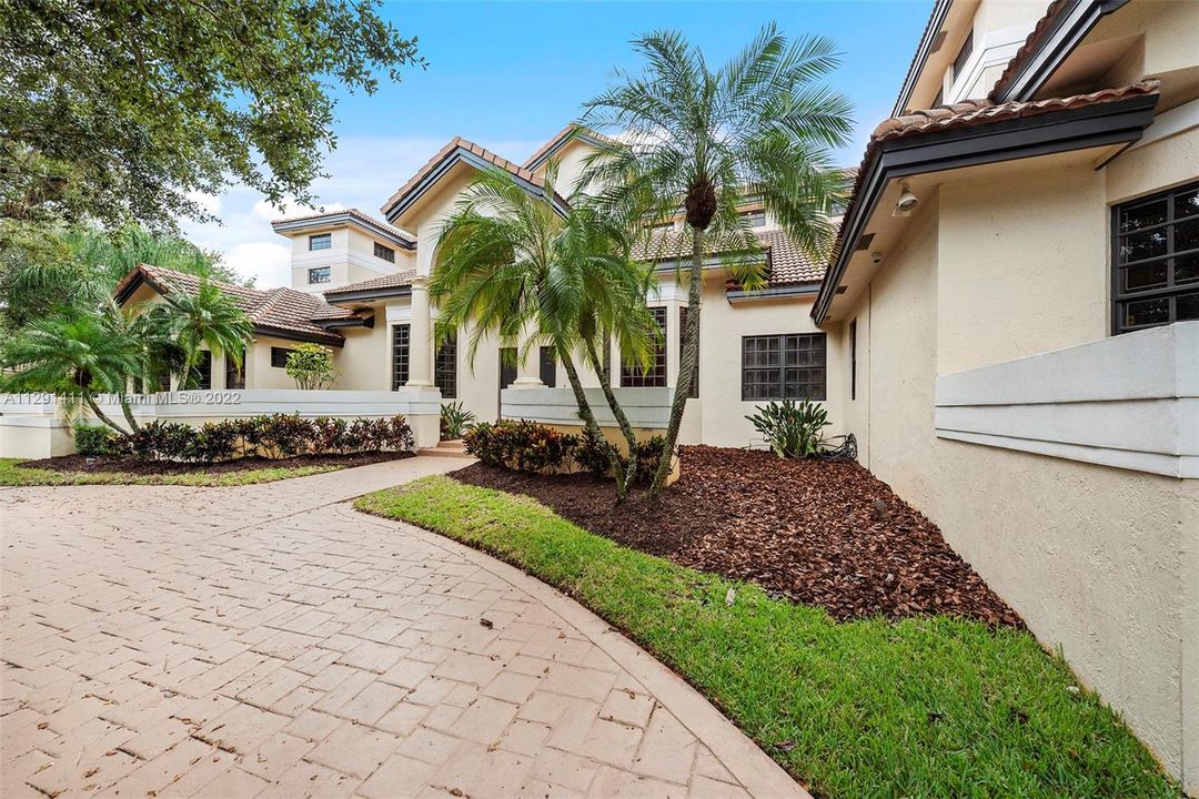 one of a kind structure in a gated community
