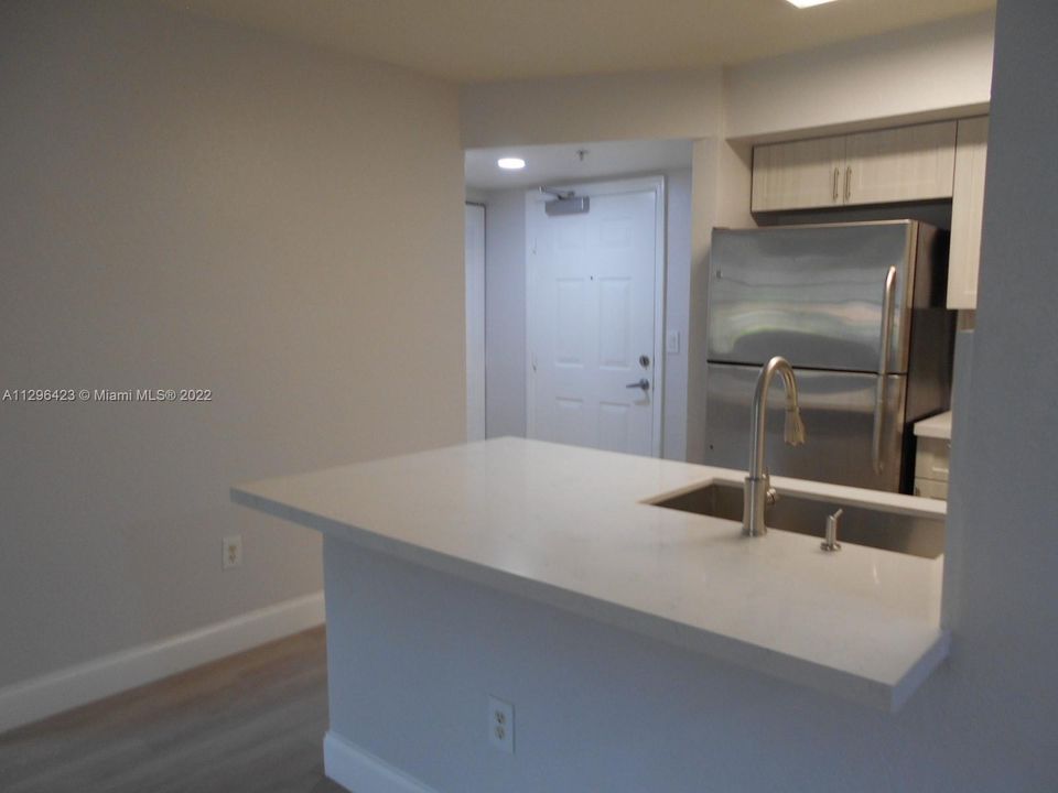 Marble Counters to accommodate your bar stools for breakfast or dinner.