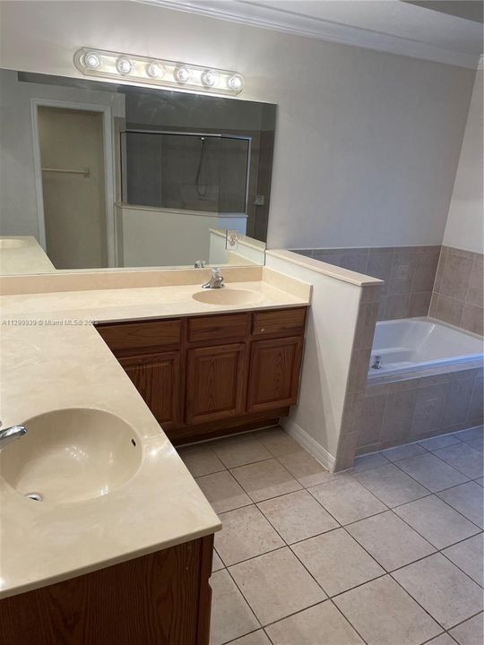 master bath double sinks