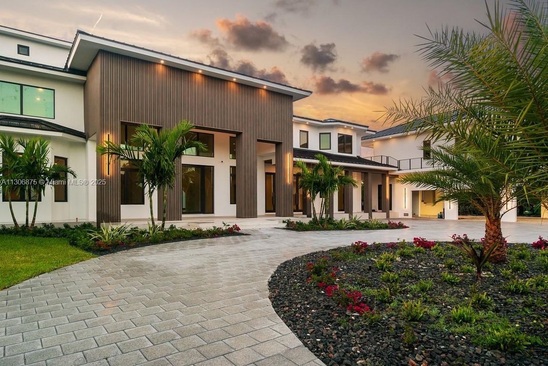 Private Gated Entry With Circular Driveway