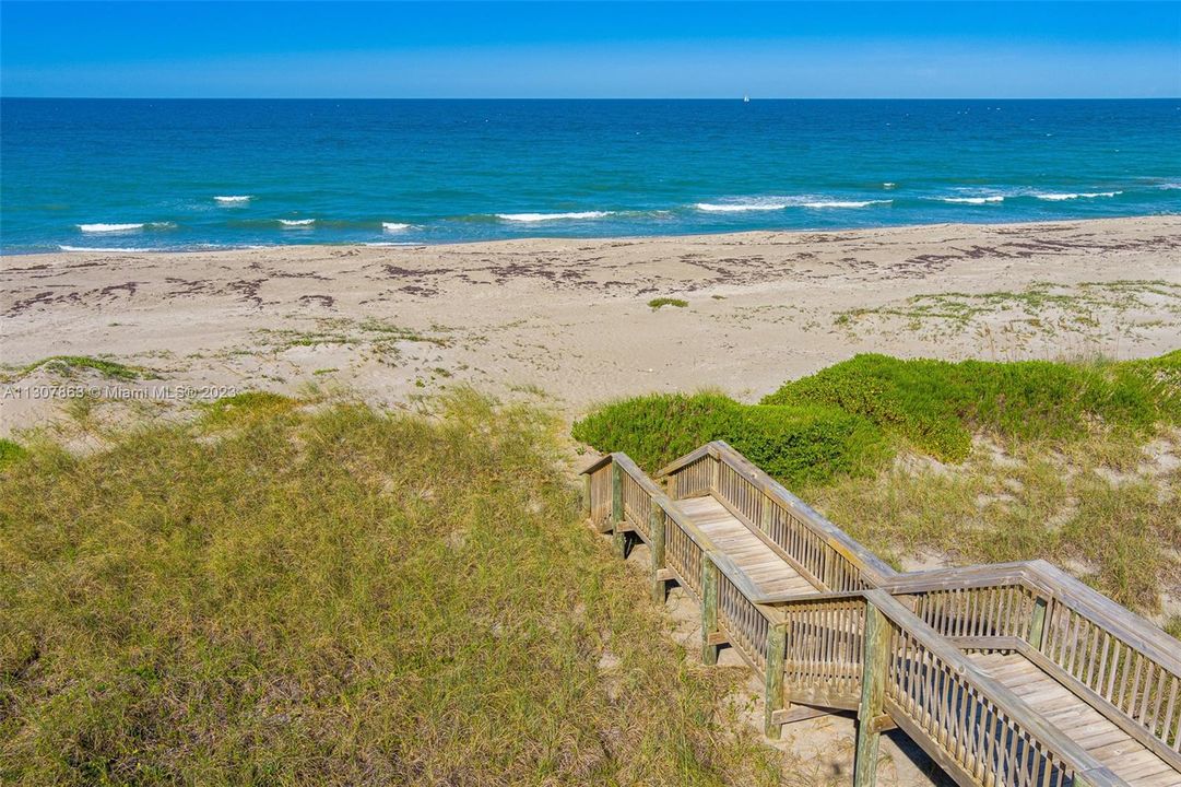 Dune crossover to pristine beaches