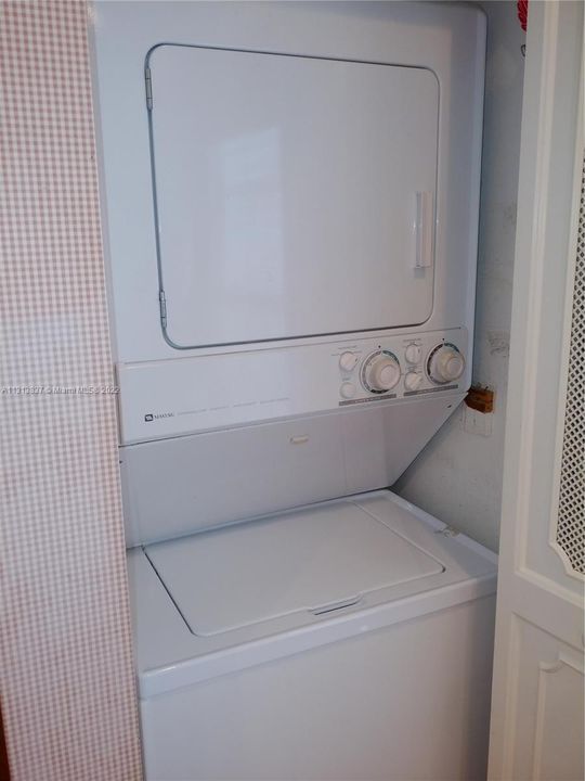 Inside full size Washer /Dryer