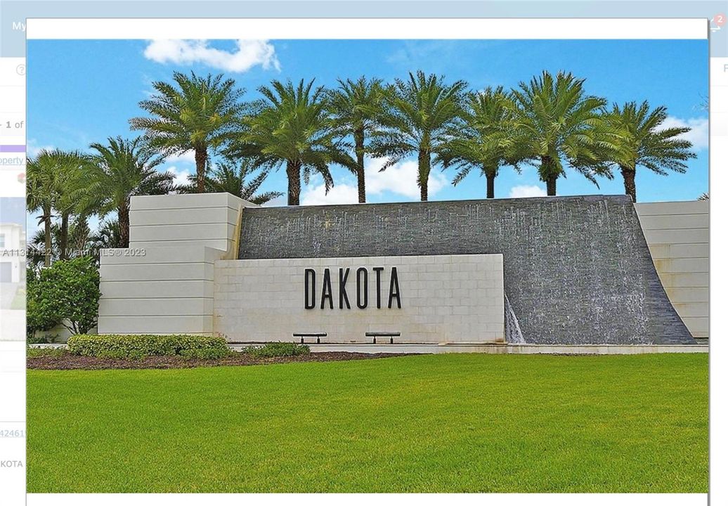 Front entrance to Dakota