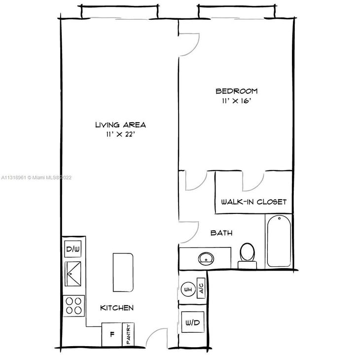 Recently Rented: $2,181 (1 beds, 1 baths, 758 Square Feet)