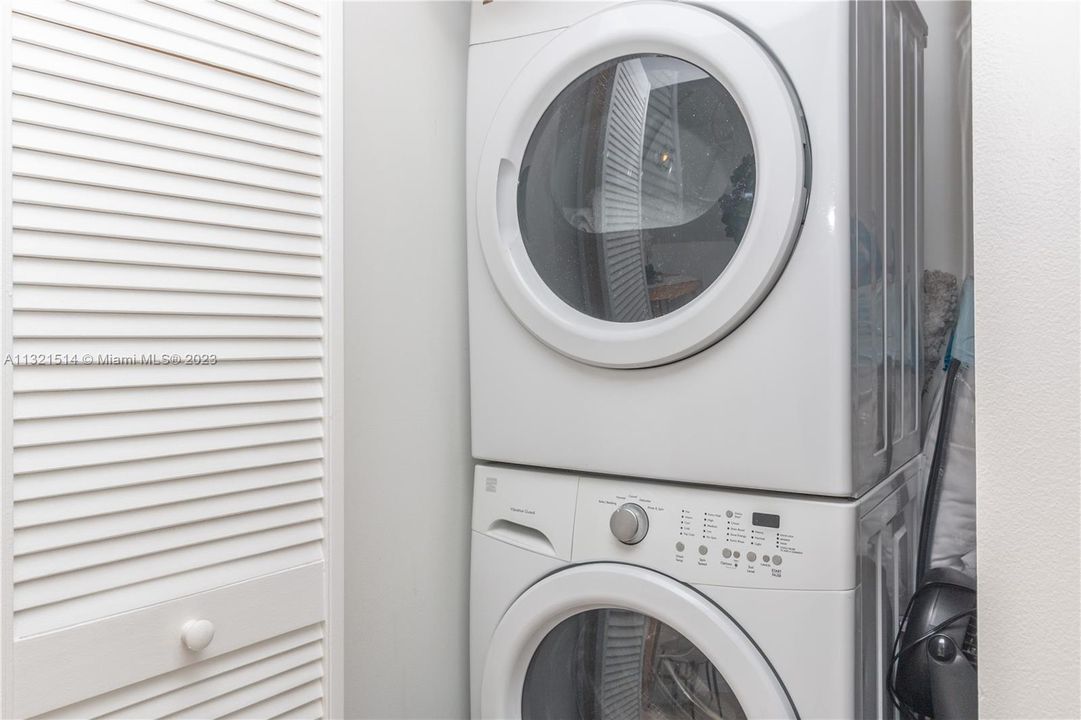 Laundry and Storage Closet