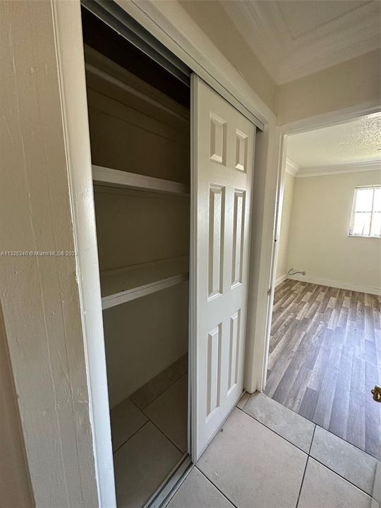 Hallway closet